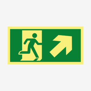 Nödut höger trappa upp ISO