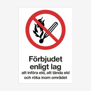 Förbjudet enligt lag att införa...