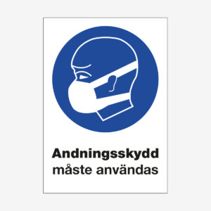 Andningsskydd måste användas