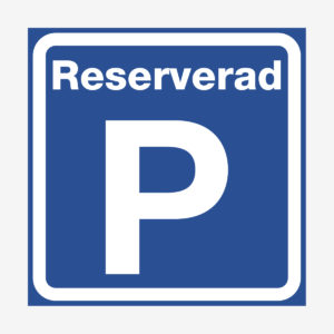 Reserverad parkering
