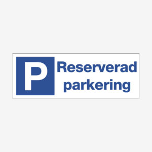 Reserverad parkering