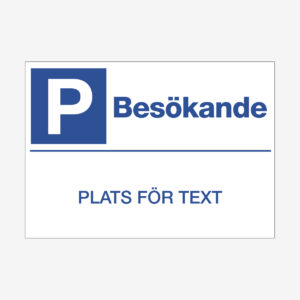 Besökande - Plats för text