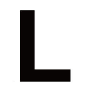 Fasadbokstav L