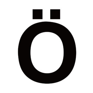 Fasadbokstav Ö