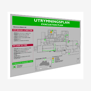 Print på plexi+silverbakgrund