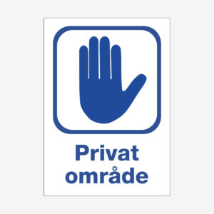 Privat område